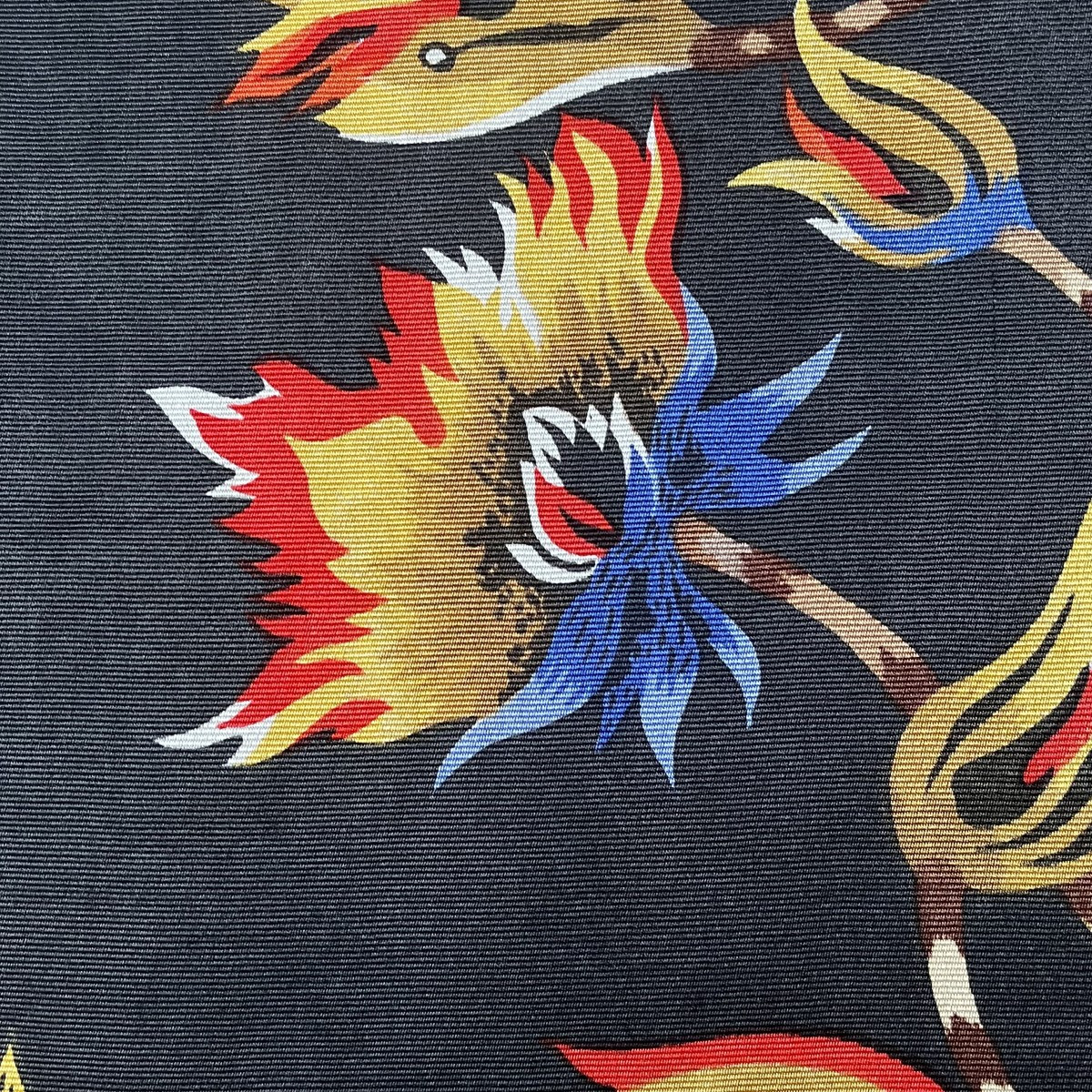 Tapisserie sérigraphie Bosquet de Jean Lurçat circa 1950-photo-2