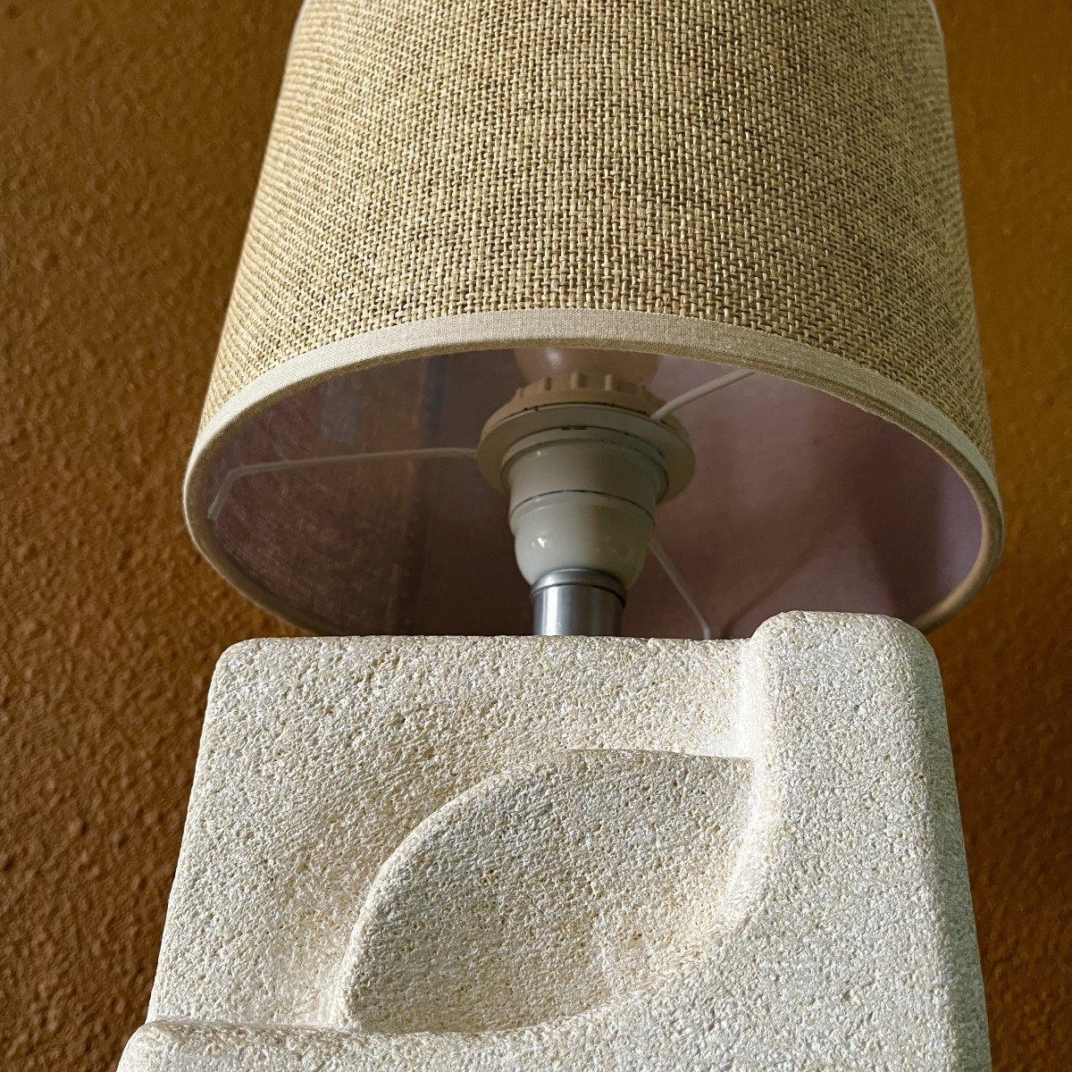 Lampe en pierre d’Albert Tormos circa 1960-photo-6