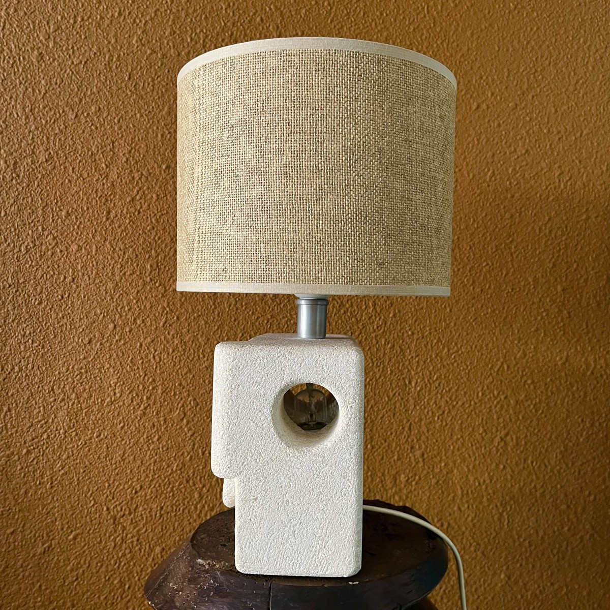 Lampe en pierre d’Albert Tormos circa 1960-photo-8
