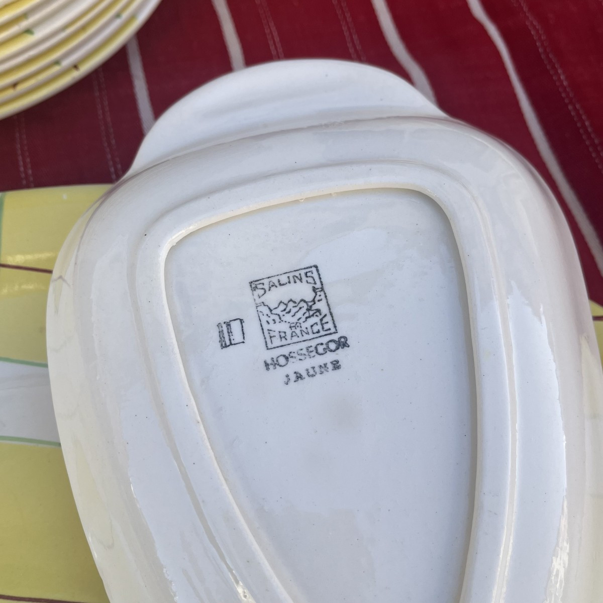 Salins Dinner Service, Hossegor Model, Yellow, 21 Pieces, 1950-60s-photo-6