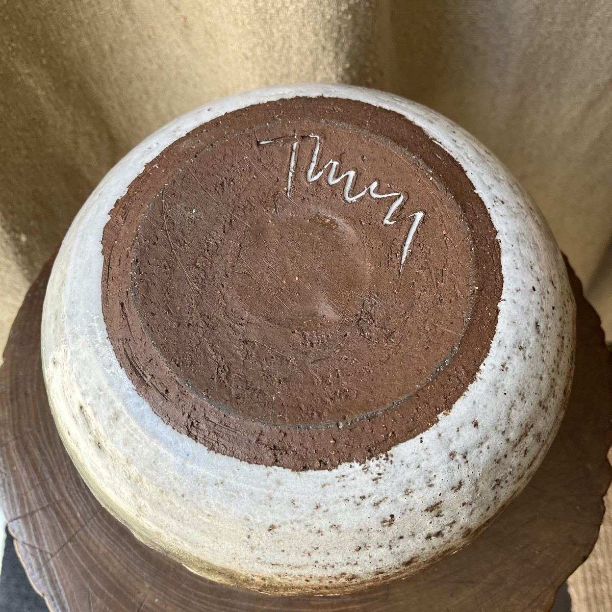Ceramic Bowl By Albert Thiry, Vallauris Circa 1960-photo-3