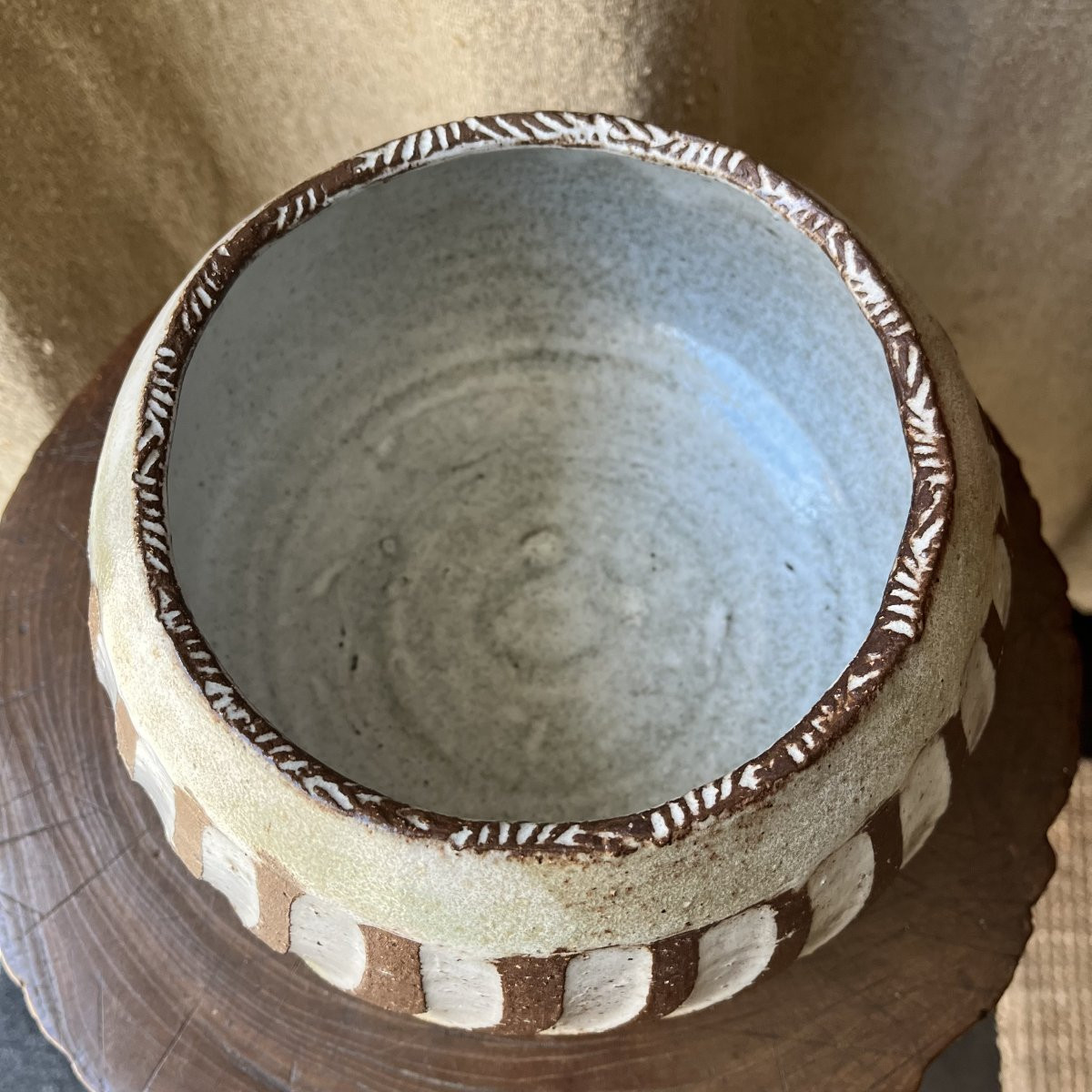 Ceramic Bowl By Albert Thiry, Vallauris Circa 1960-photo-5