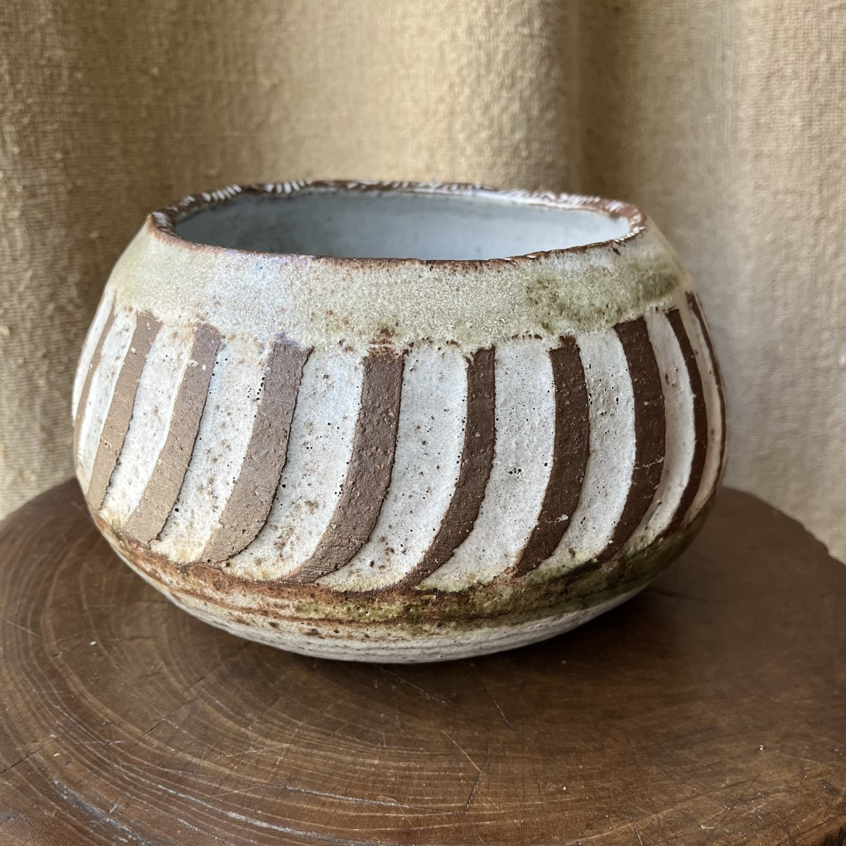 Ceramic Bowl By Albert Thiry, Vallauris Circa 1960