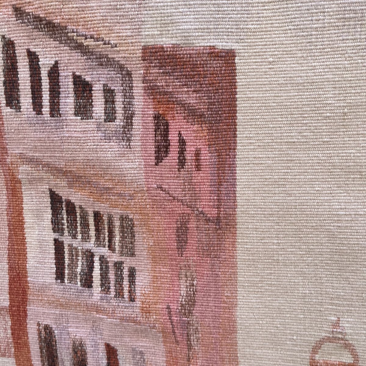 Tapisserie d'André Vigud ”Brume sur Venise" tissée à Aubusson par les Ateliers Robert Four -photo-2