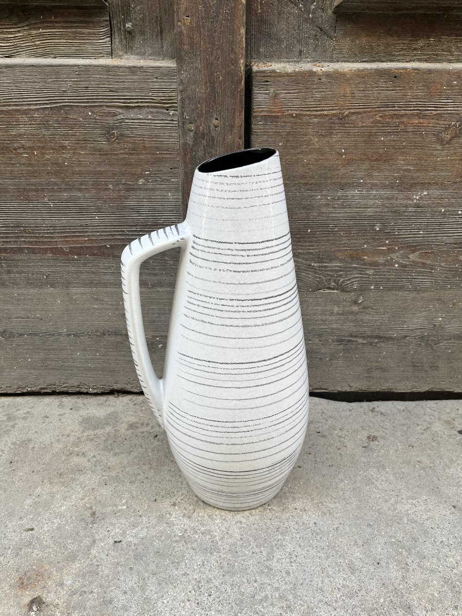  W. Germany Ceramic Vase From The 1950s-photo-4