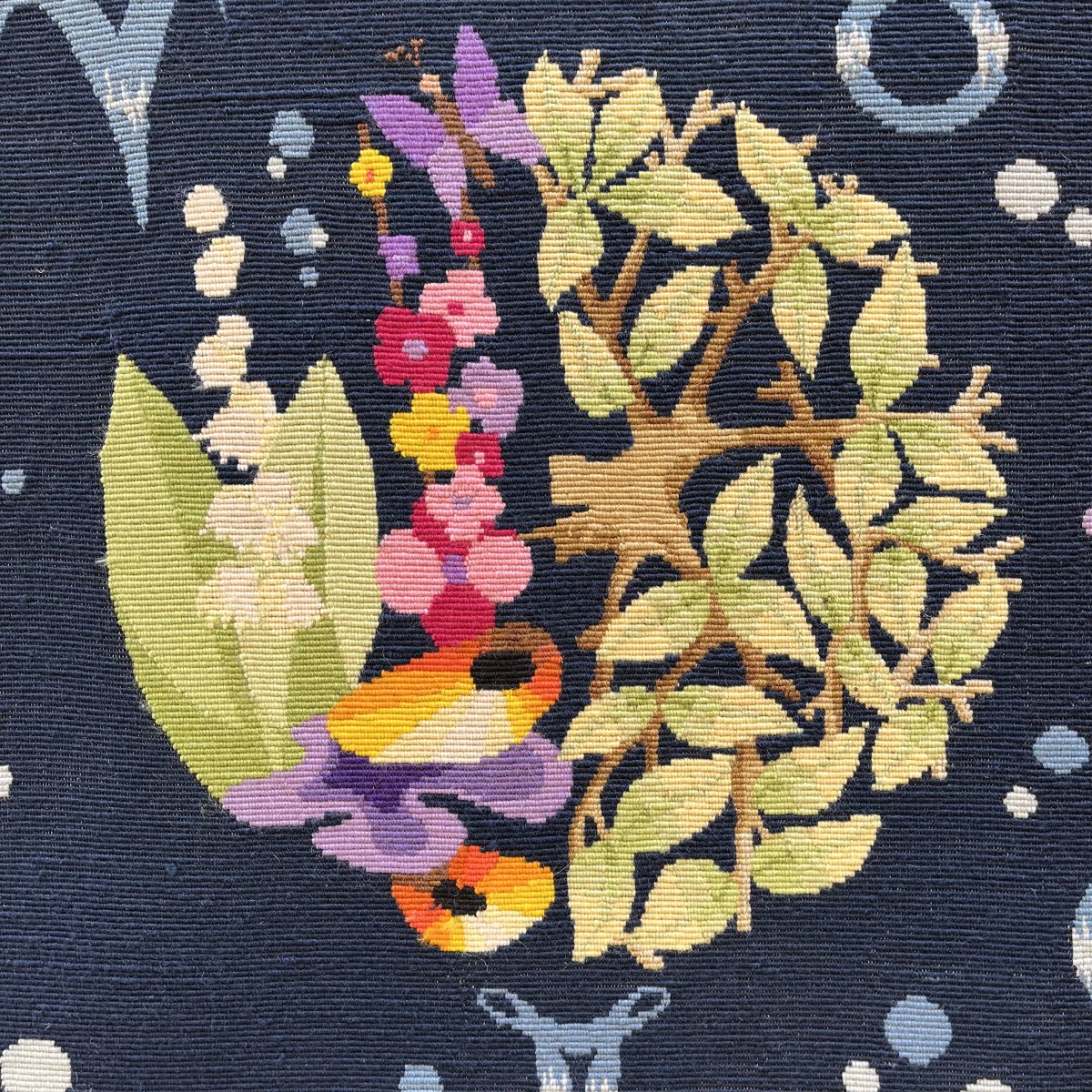 Tapisserie ”Les 4 saisons” signée PLG, années 1950, dlg de Jean Picard Le Doux-photo-1