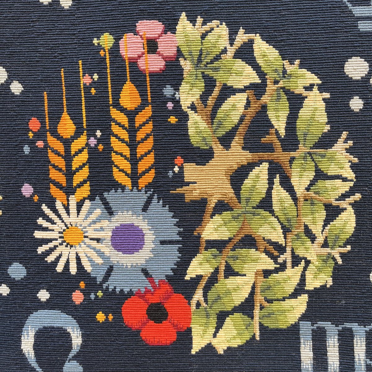 Tapisserie ”Les 4 saisons” signée PLG, années 1950, dlg de Jean Picard Le Doux-photo-2