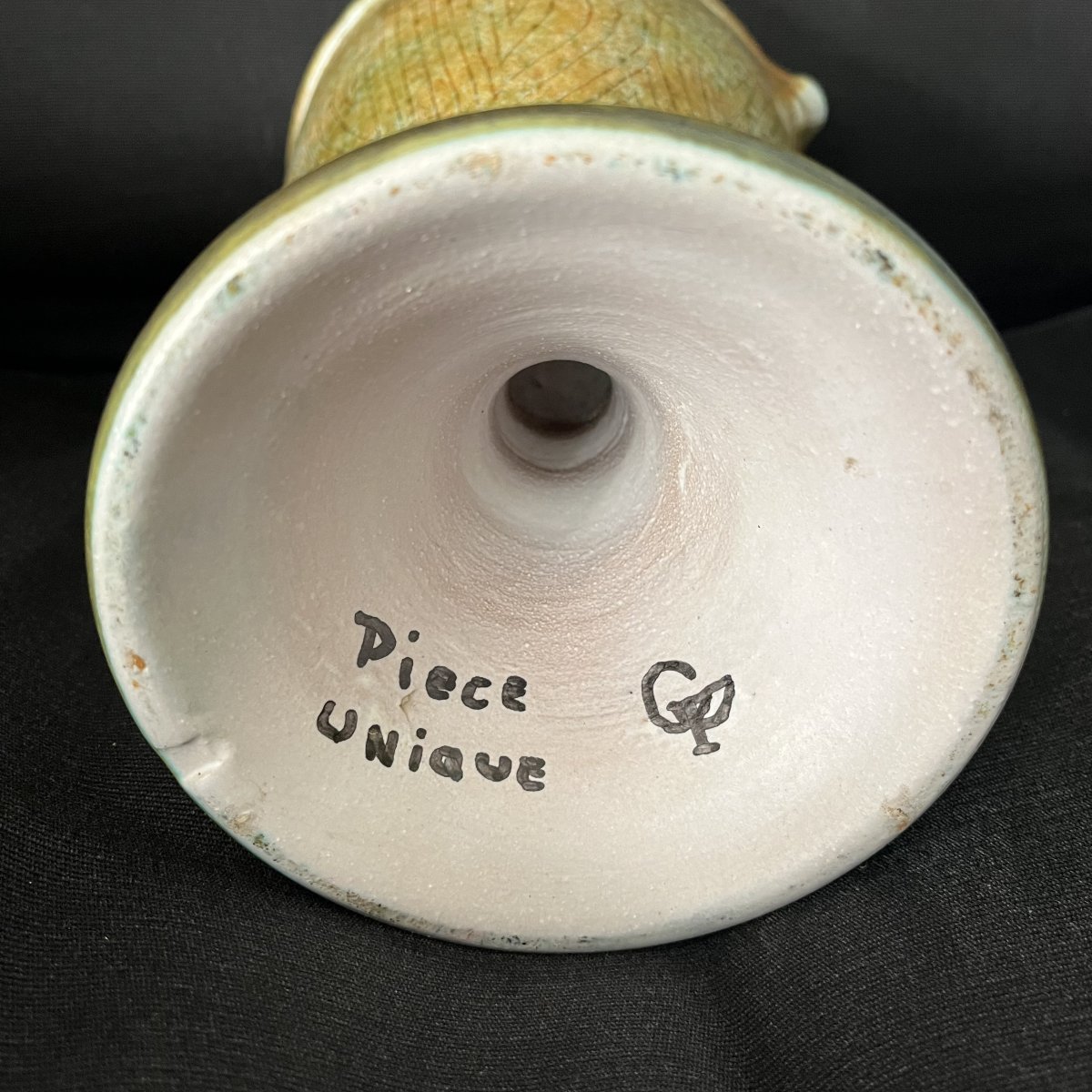 "chalice" Pitcher From La Grange Aux Potiers-photo-4