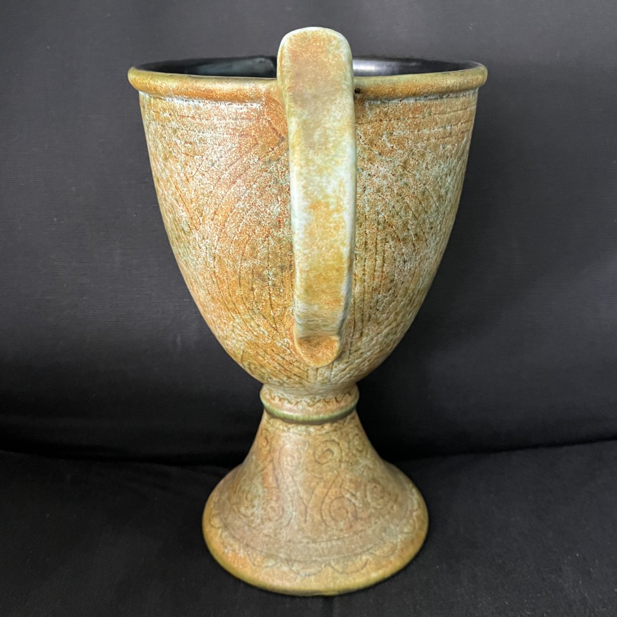 "chalice" Pitcher From La Grange Aux Potiers-photo-2