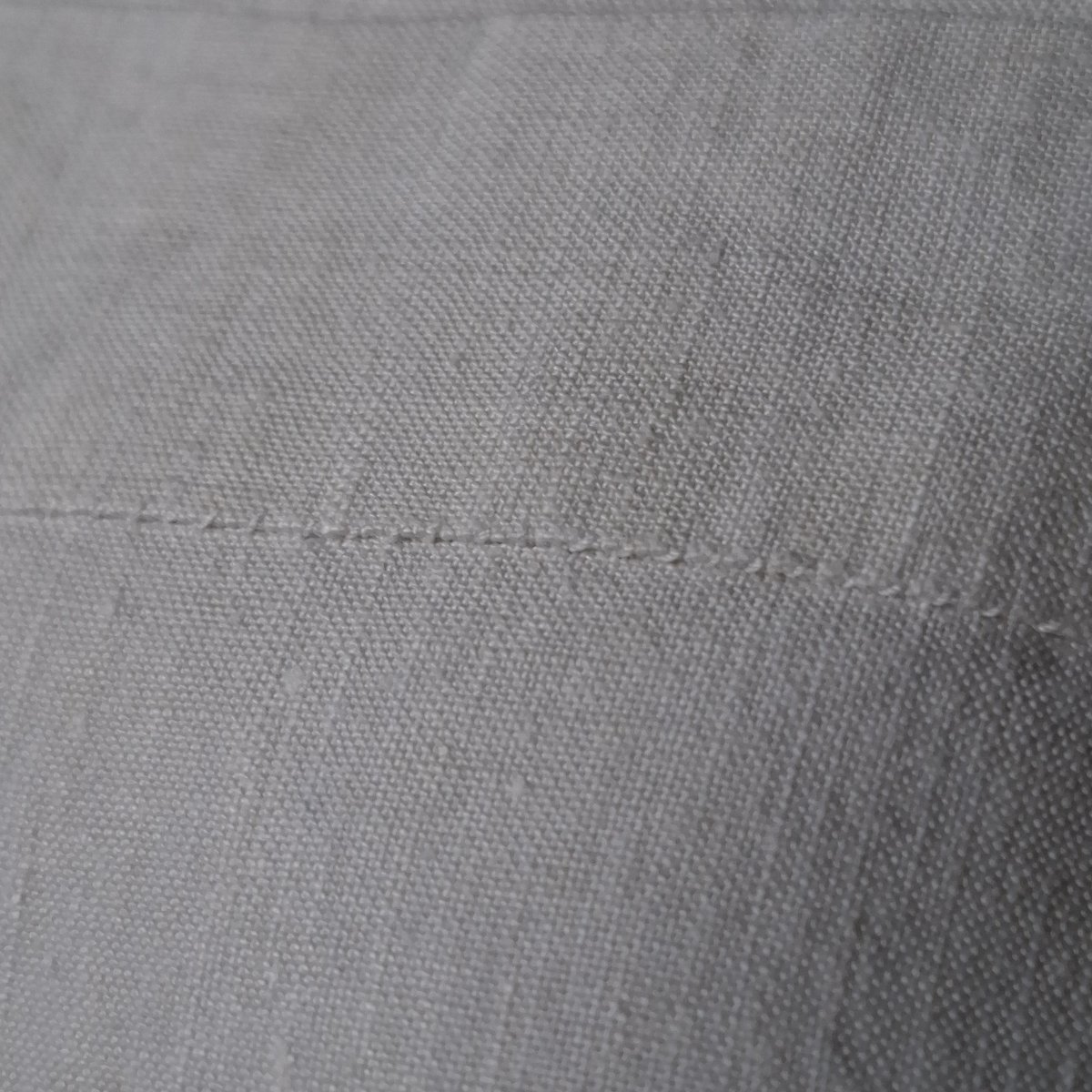 Drap brodé main en lin monogrammé CO ou BO vers 1930-photo-3