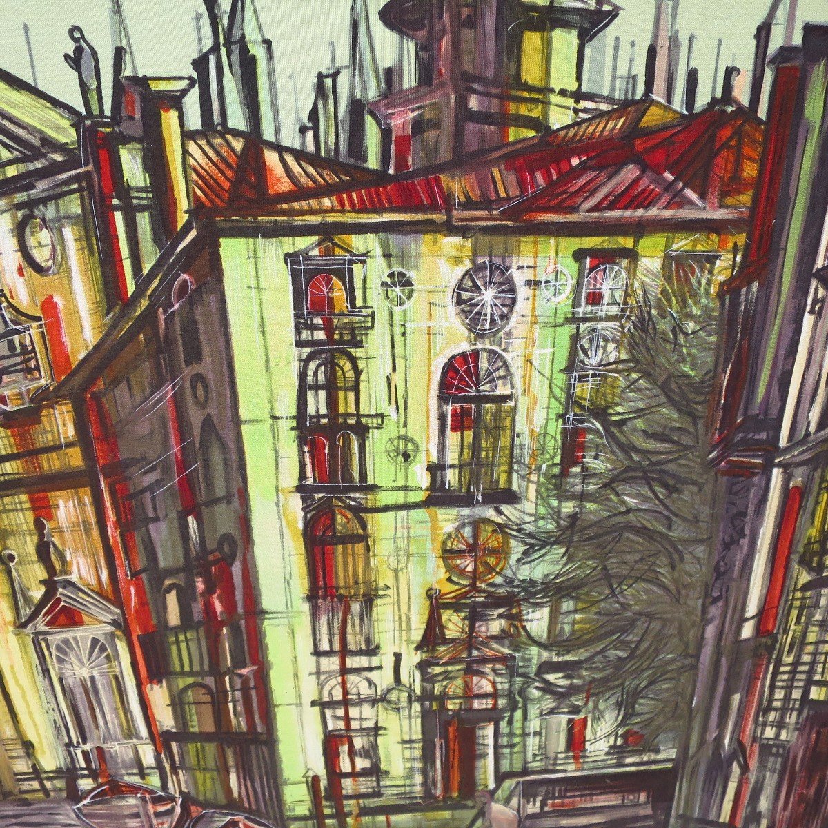 Tapisserie imprimée "Venise" de Jean CARZOU-photo-5