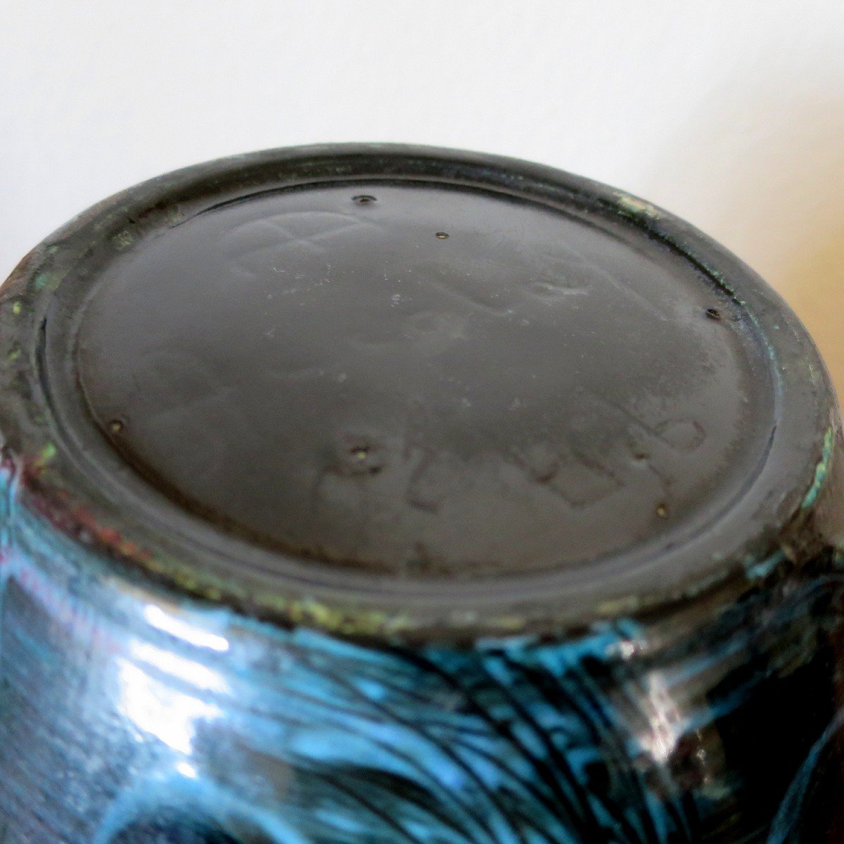 Rare vase d'ACCOLAY vers 1950-photo-3
