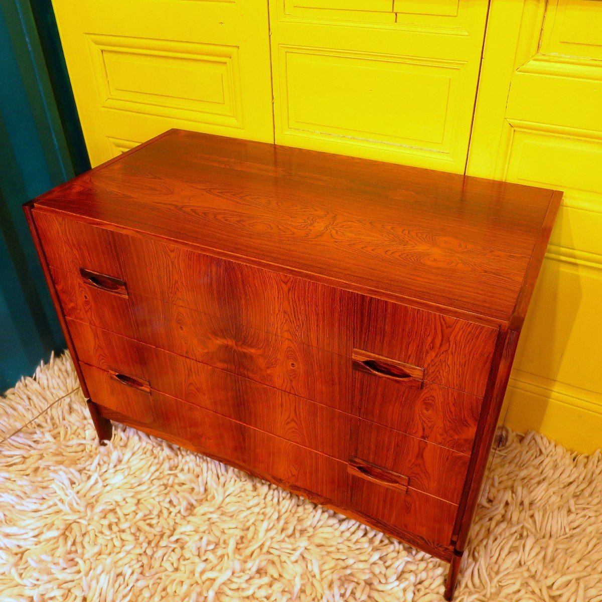 Dresser, Dressing Table, Rio Rosewood, 4 Drawers-photo-2