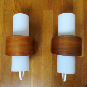 Pair Of Louis Kalff Sconces, Model Nx40 For Philips Circa 1960