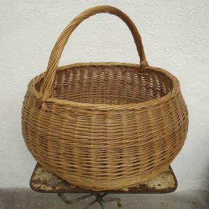 Round Wicker Basket, Large Model