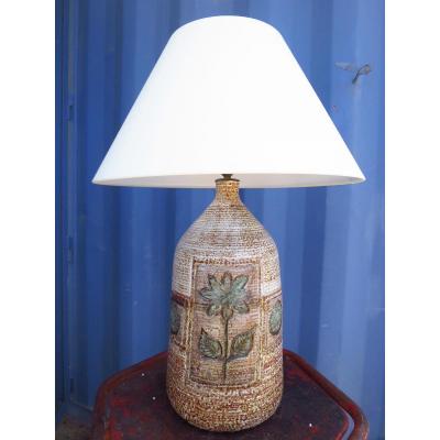 Albert Thiry Ceramic Lamp Circa 1960