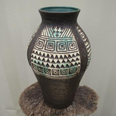 W. Germany Ceramic Vase From The 1950s