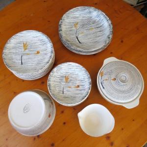 Salins Table Service, 26 Pieces Circa 1950