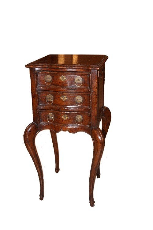 Pair Of Beautiful Mid-1800s French Bedside Tables In The Provençal Style-photo-2