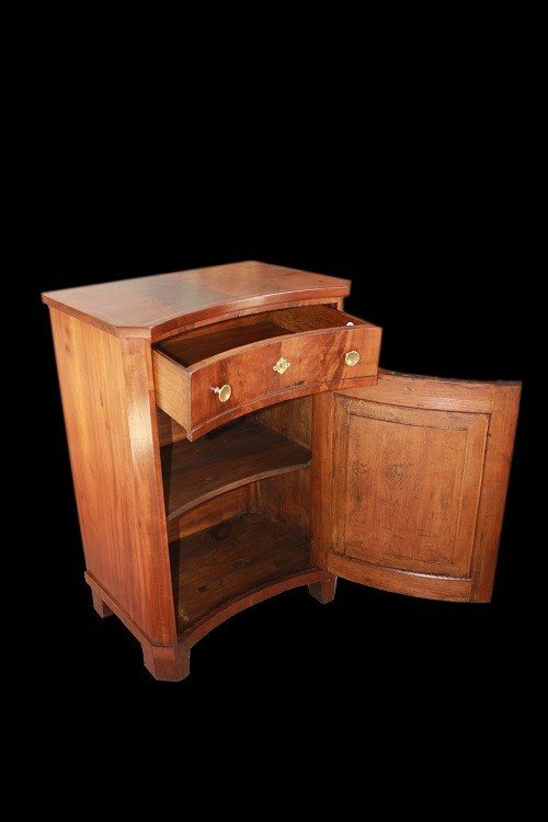 Superb French Sideboard From The 1800s In Charles X Style In Mahogany Wood-photo-3