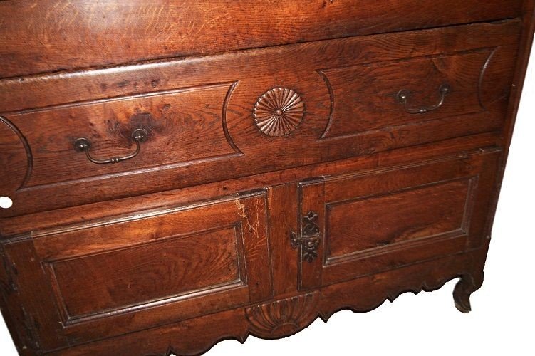 French Cabinet From The 1600s In Oak-photo-4