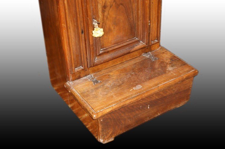 Italian Kneeler From The 1600s In Walnut Wood-photo-3