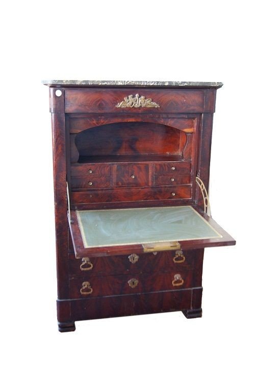 French Secretary Desk From The Early 1800s, Empire Style-photo-2