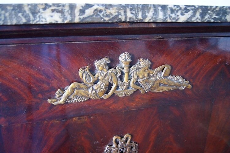 French Secretary Desk From The Early 1800s, Empire Style-photo-3