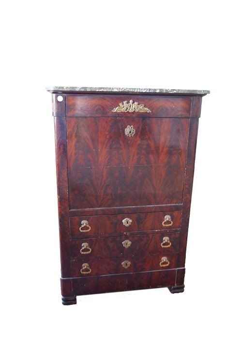 French Secretary Desk From The Early 1800s, Empire Style