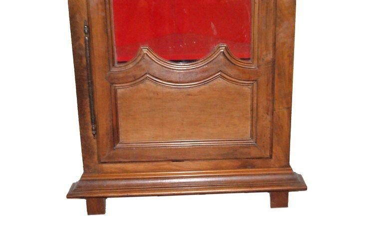 French Provencal Cherry Wood Display Cabinet From The Late 1800s-photo-3