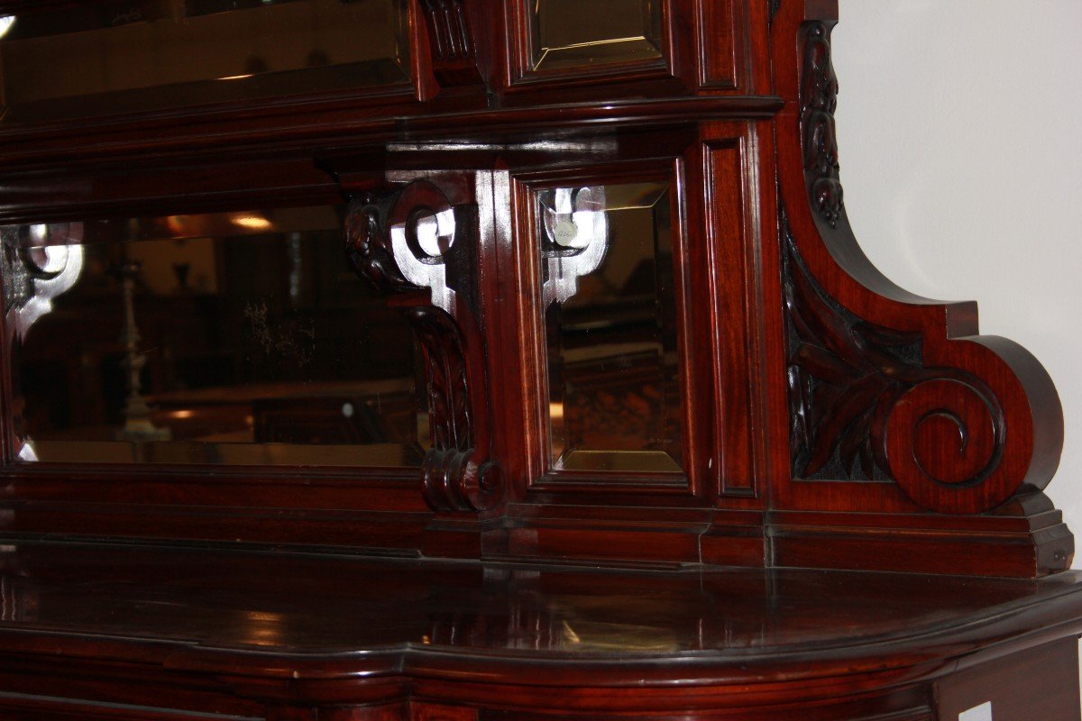 Pair Of Large Mid-19th-century Mahogany Sideboards In The Louis Philippe Style-photo-2