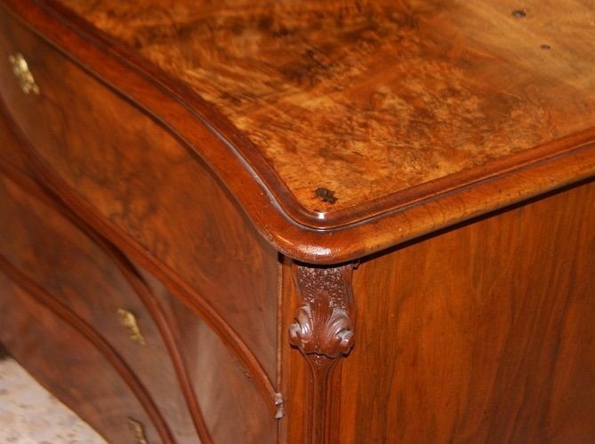 Small Northern European Chest Of Drawers From The Mid-1800s, In The Biedermeier Style-photo-4