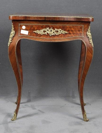 French Dressing Table From The First Half Of The 1800s, Louis XV Style, In Rosewood
