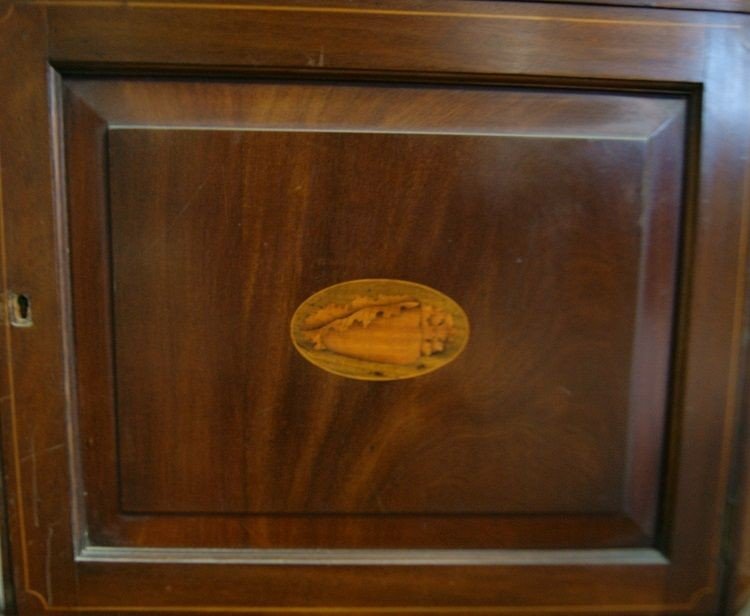 English Two-body Victorian Corner Cabinet From The Second Half Of The 1800s, Victorian Style-photo-4
