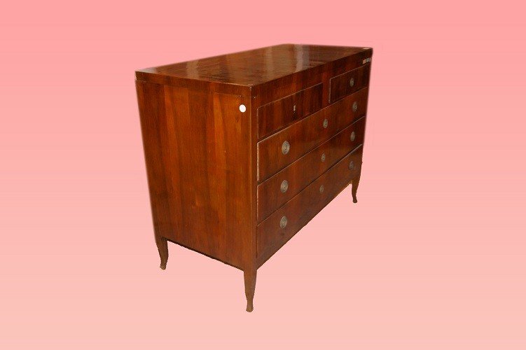  Beautiful Italian Chest Of Drawers From The Late 1700s To Early 1800s, Transition Style-photo-3