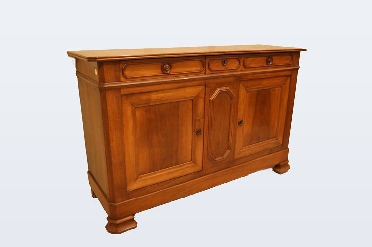 French Sideboard From The Second Half Of The 1800s, Louis-philippe Style-photo-2