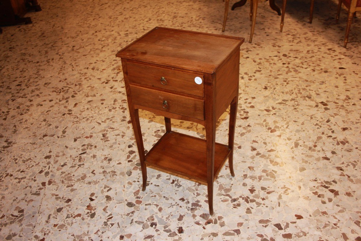 French Rustic Living Room Table From The Late 1800s, Made Of Cherry Wood