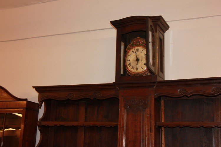 Large French Double-body Sideboard, From The Second Half Of The 1800s, Provençal Style In Oak-photo-2