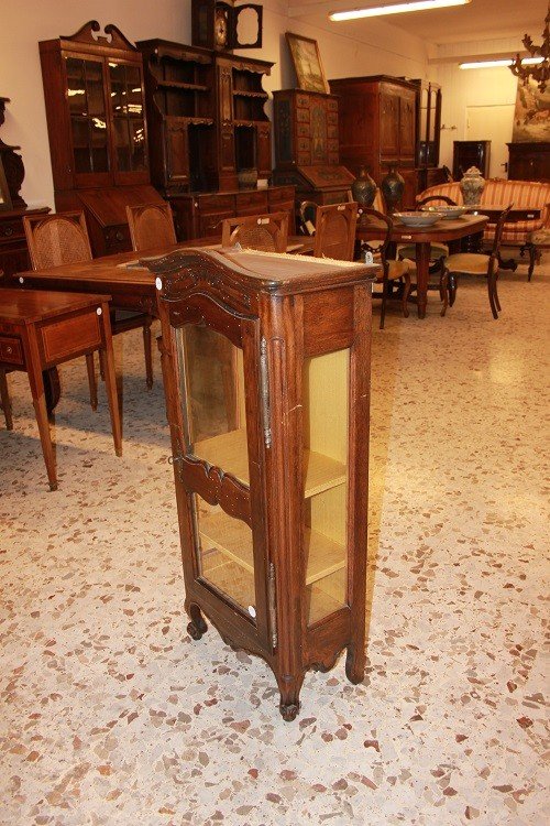 Small French Low Hanging Display Cabinet From The Second Half Of The 19th Century, Provencal-photo-3