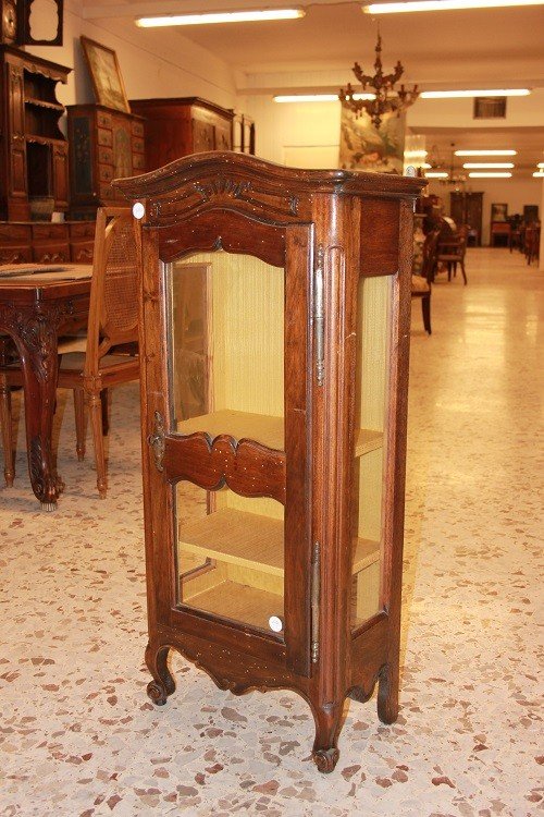 Small French Low Hanging Display Cabinet From The Second Half Of The 19th Century, Provencal