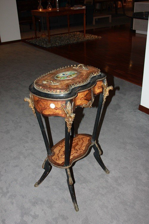 Small French Plant Stand From The Second Half Of The 19th Century, Napoleon III Style,-photo-2