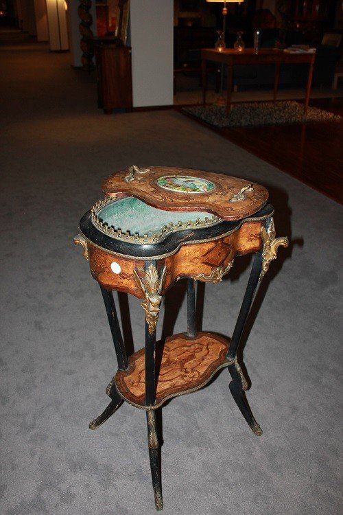 Small French Plant Stand From The Second Half Of The 19th Century, Napoleon III Style,-photo-3
