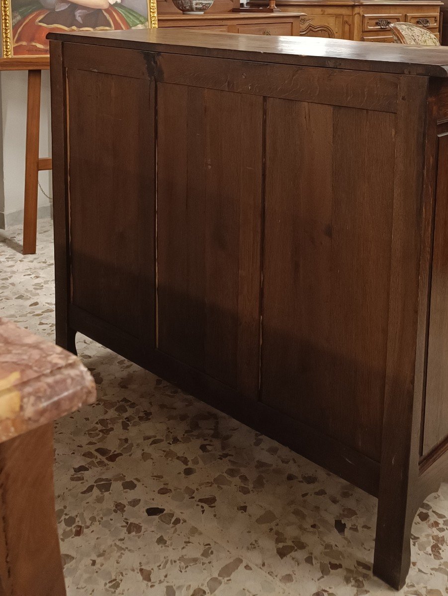 19th Century Provençal Sideboard In Oak-photo-1