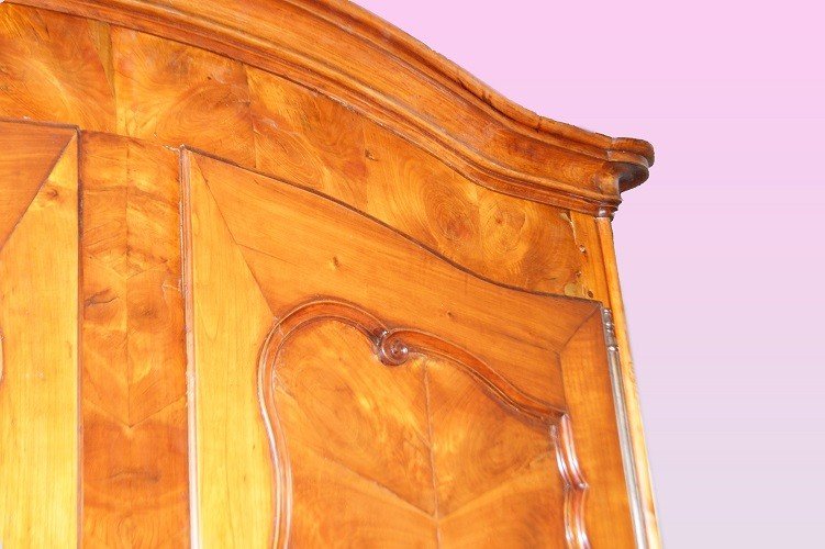 French Cabinet From The Late 1700s, Provencal Style, In Walnut And Heather Walnut-photo-1