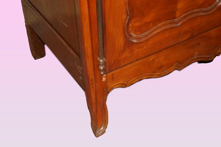 French Cabinet From The Late 1700s, Provencal Style, In Walnut And Heather Walnut-photo-2