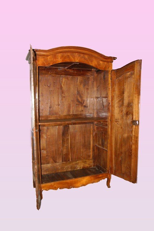 French Cabinet From The Late 1700s, Provencal Style, In Walnut And Heather Walnut-photo-4