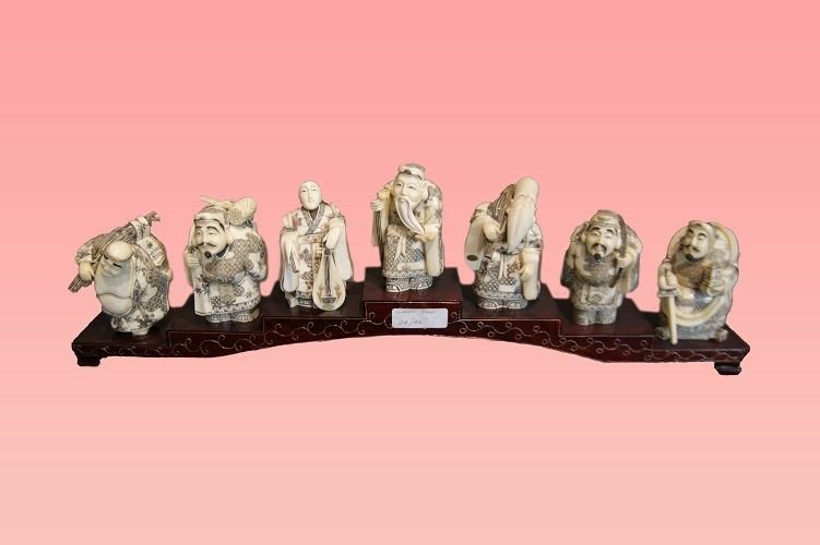 The Seven Deities Of Luck (七福神shichifukujin ? ) Present In Japanese Mythology And Folklore
