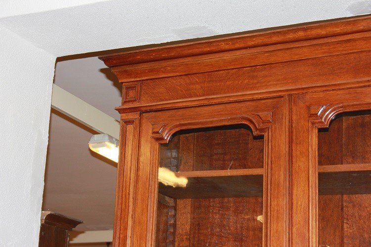 Large 19th Century Louis Philippe Style Oak Sideboard-photo-3