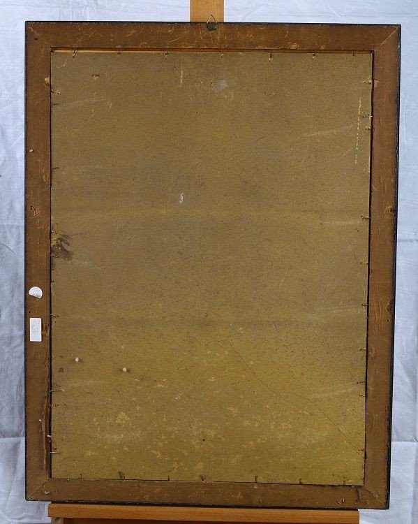 Estampe Couleur Anglaise Ancienne De 1800 Représentant Une Jeune Dame-photo-1