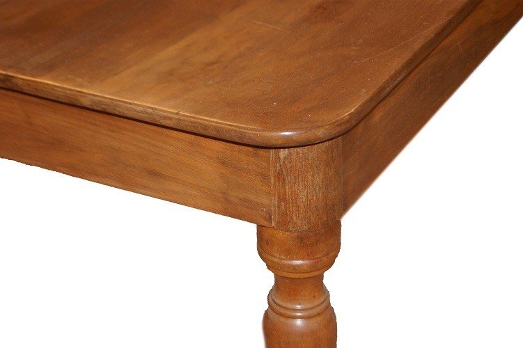 Large Beautiful Italian Extendable Console Table From The Mid-1800s, Louis Philippe Style-photo-2